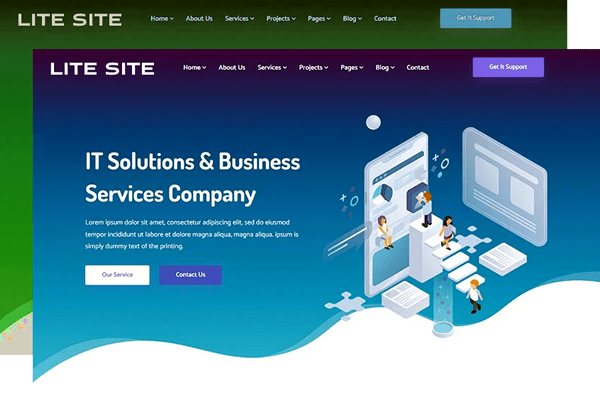 LiteSite Banner Agência BL7