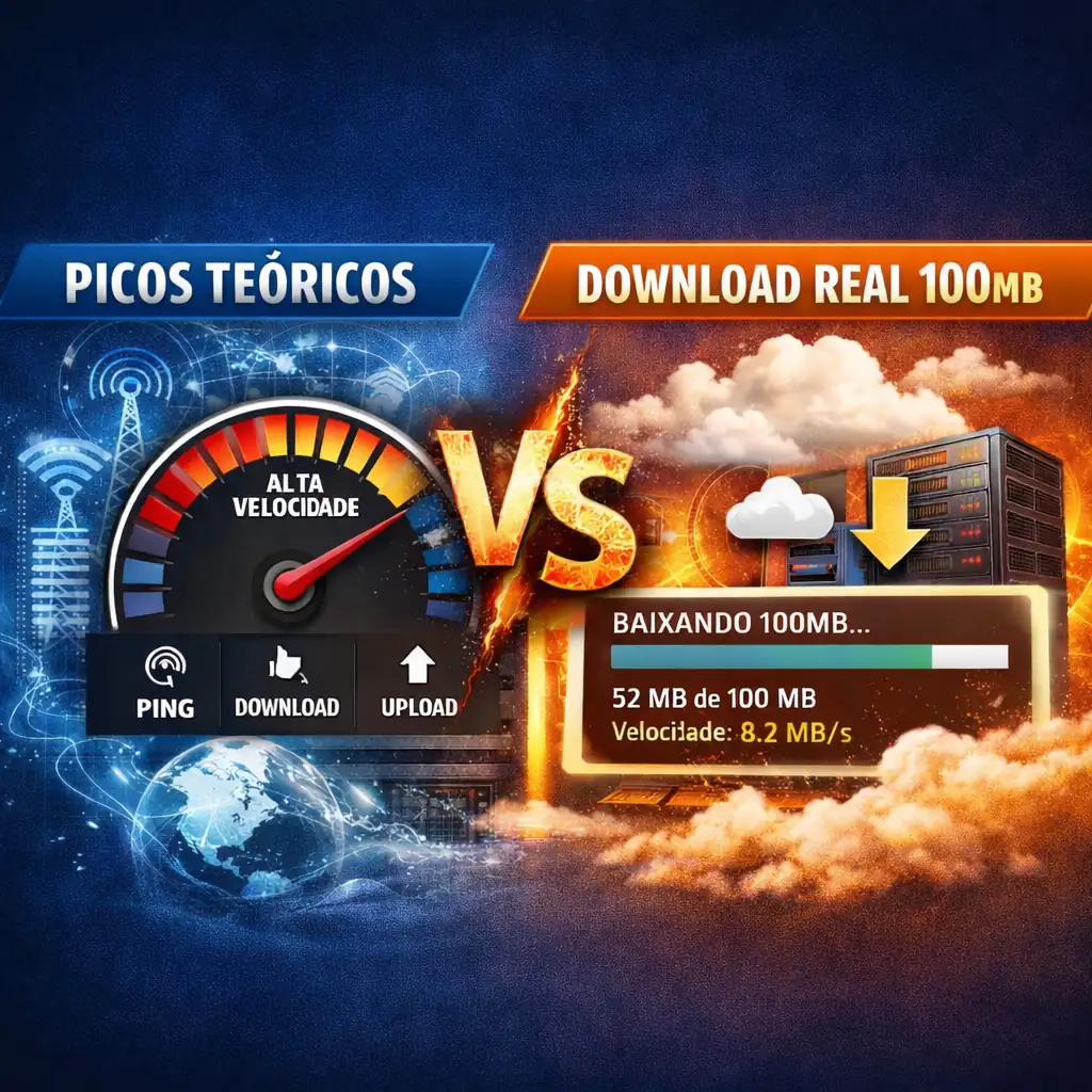 teste de velocidade internet download real